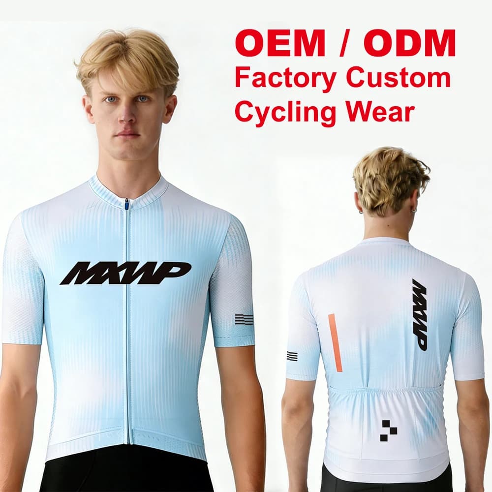 Summer Men's Short Sleeve Cycling Jersey Team Custom Logo Breathable Quick Dry Moisture Wicking Road Bike MTB Bicycle Shirt Outd