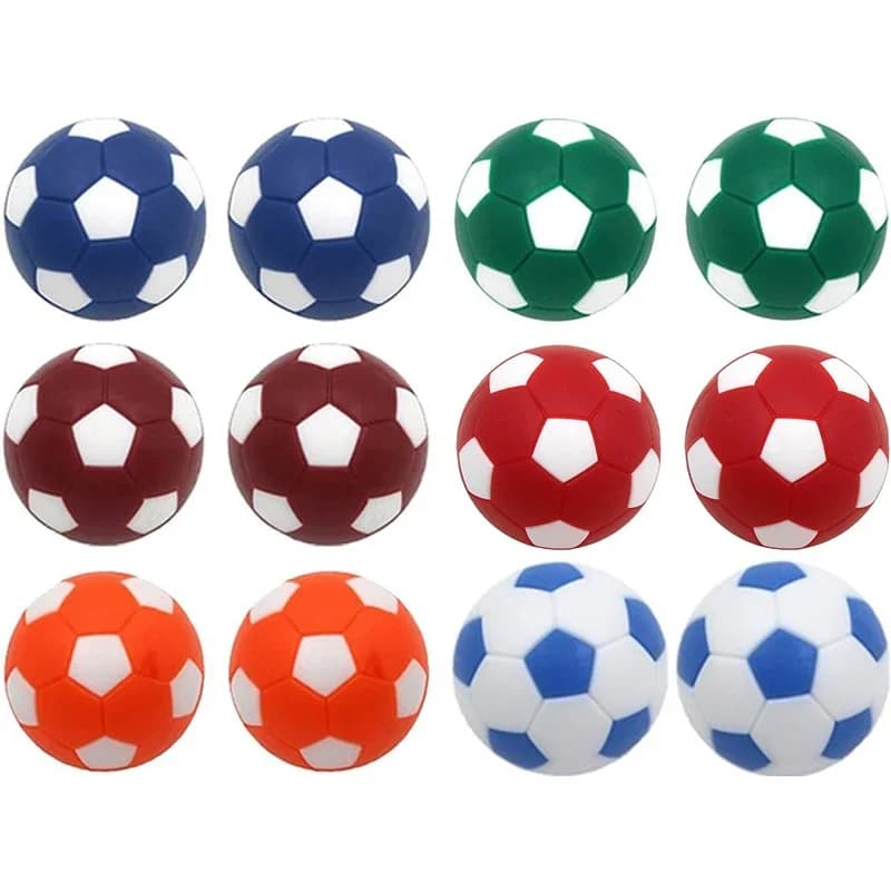 6 pezzi nuovissimo 32mm pallone da calcio da tavolo Fussball gioco indoor biliardino parti di macchine da calcio giocattolo puzzle per bambini