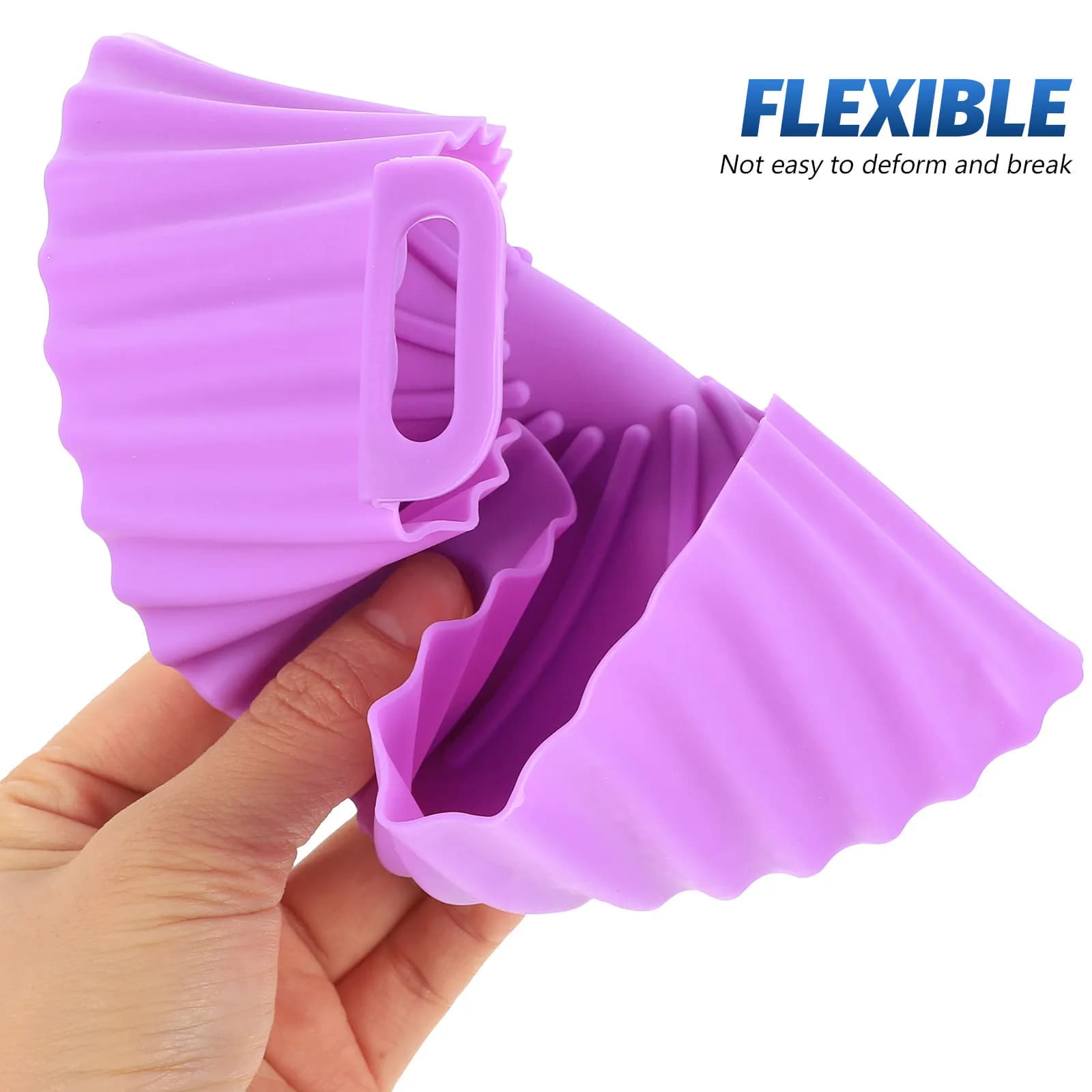 Tappetino Interno in Silicone per Friggitrice ad Aria con Manico, Rivestimento Antiaderente Premium per Patatine, Snack, Pane, Accessori per Friggitrice ad Aria