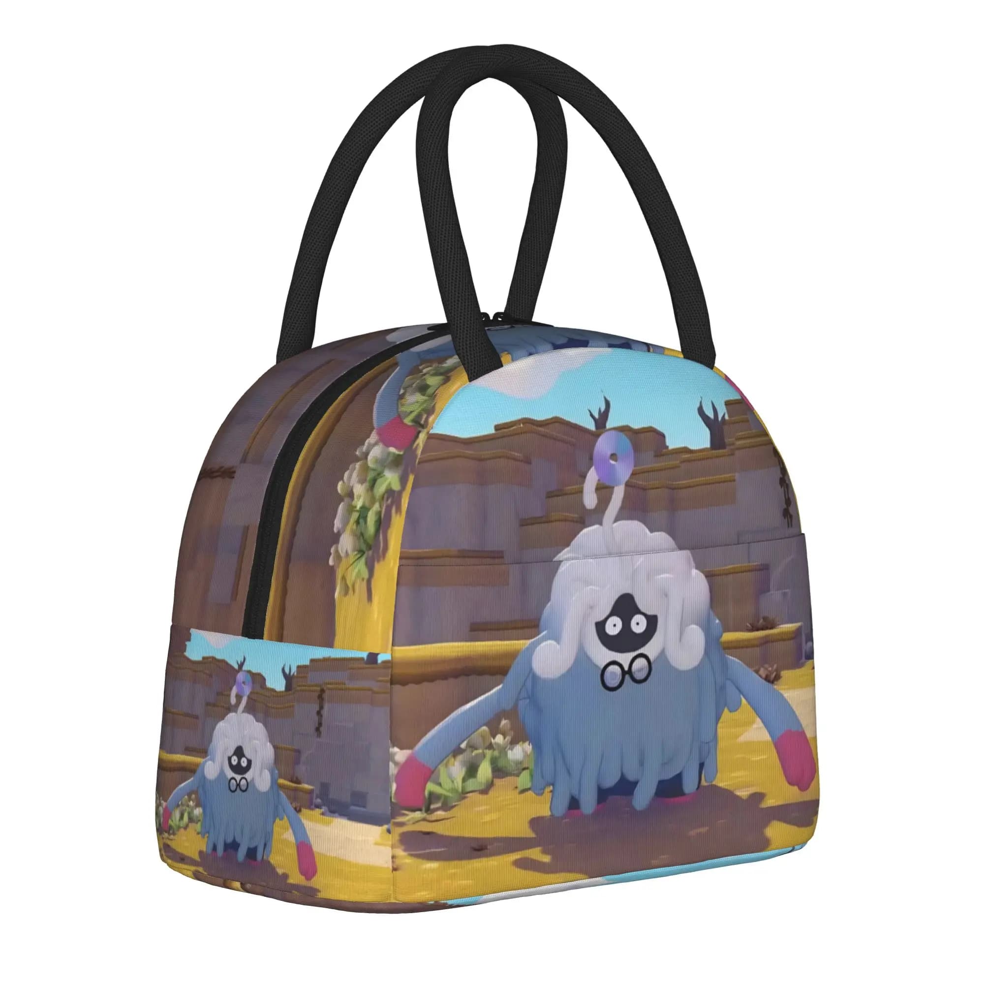 Borsa termica per il pranzo Pokemon Pokopia, grande contenitore per il pranzo, borsa termica, borsa per il pranzo, borsa per il pranzo da college, borsa per alimenti da esterno