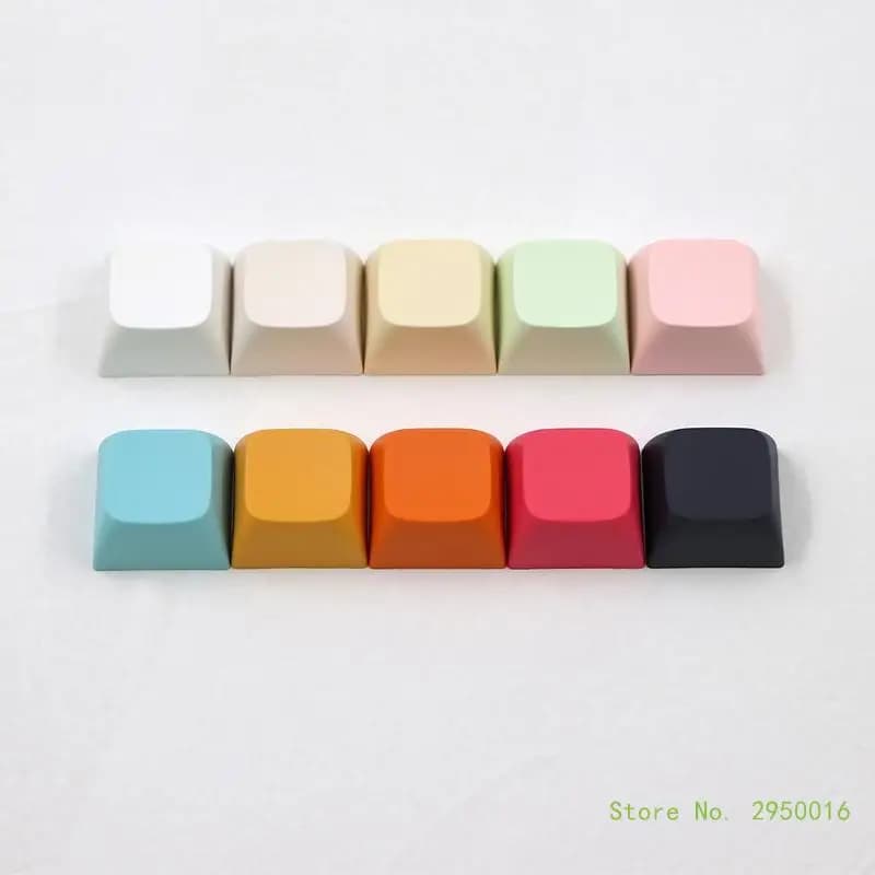 20 pezzi PBT non incisione Keycap vuoto XDA altezza 1U sublimazione di tintura per tappi chiave per interruttori Cherry Mx