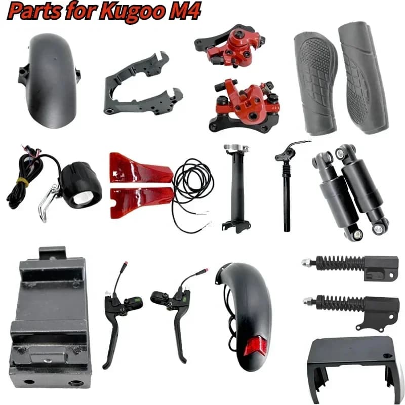 Parti per scooter elettrici per Kugoo M4, accessori da 10 pollici, pezzo di ricambio per riparazione forcella posteriore freno a mano, ammortizzatore, parte per scooter elettrico