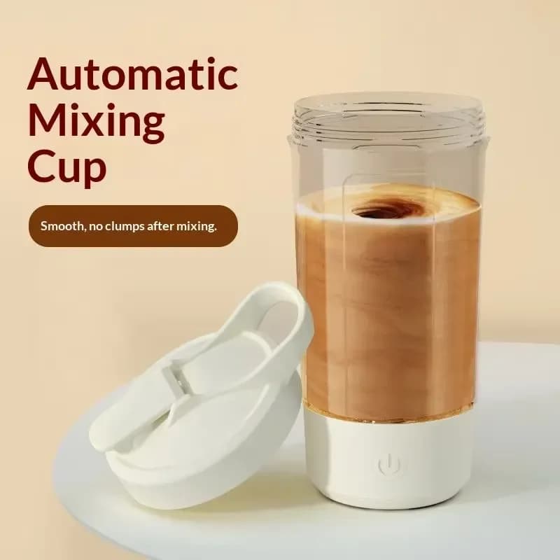 USB Rechargeable Electric Automatic Stirring Cup for Coffee Milk Protein Powder Modern Eco Friendly Fitness Shaker Bottle