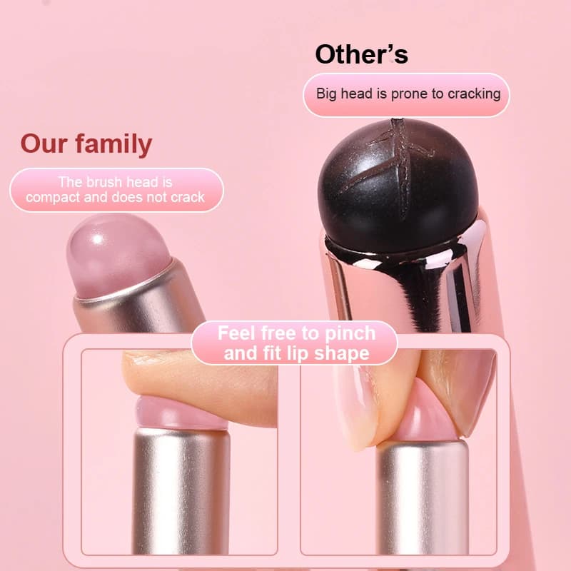 Improved Lip Lip Makeup Brushes, Multifunction Brush for Lip Balm, Lucidalabbra and Lipstick