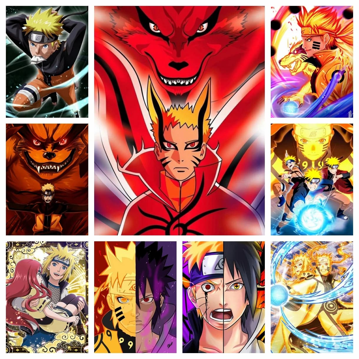 2025 New Anime Character Naruto Diamond Painting Japanese Manga DIY Full Cross Stitch Kit Mosaic Embroidery Home Decor Gift