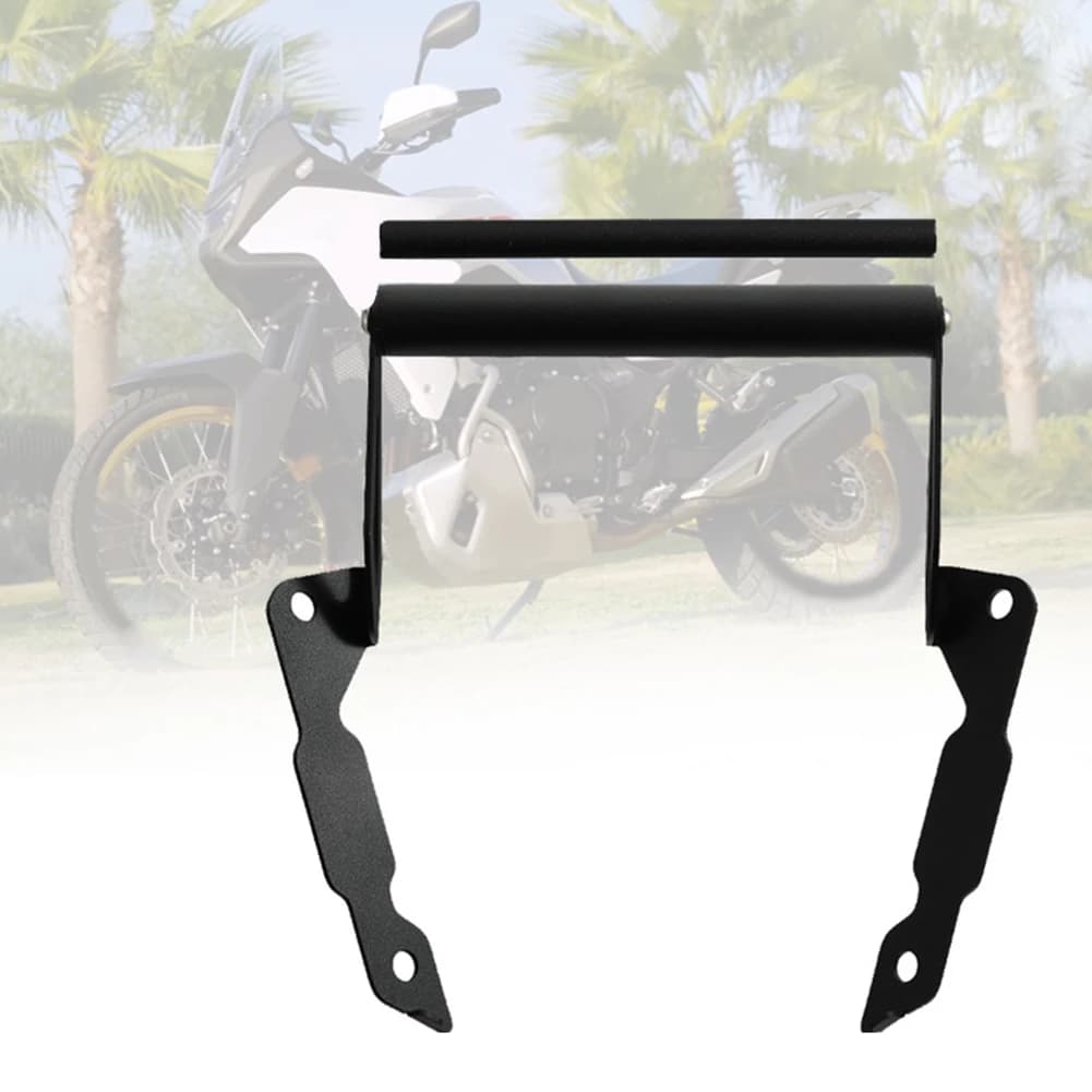 Supporto GPS per Telefono da Manubrio per Moto, Nero, con Design Antiurto per Telefono e Dashcam