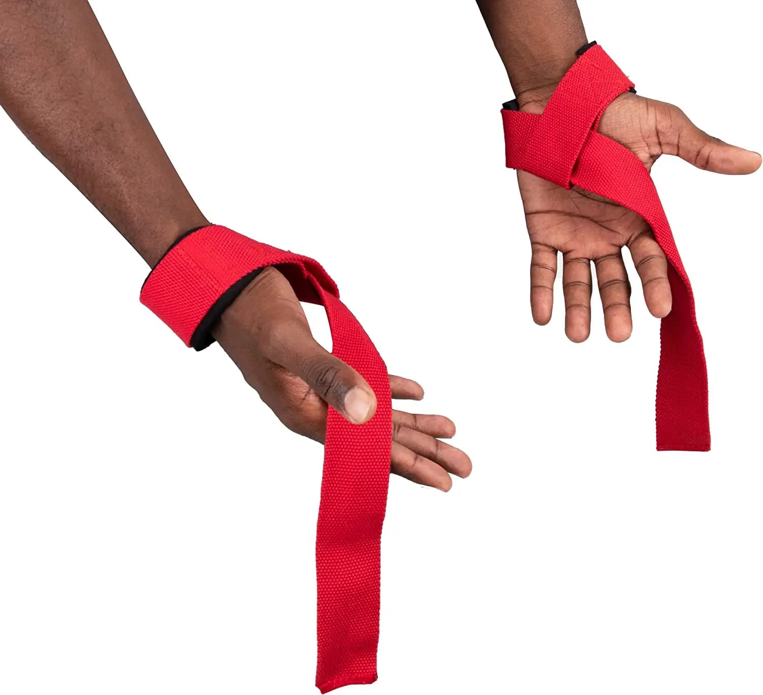 1 pair of wrist lifting straps with hard traction, gym, power training, hand pulse support, weight lifting wraps, stains and fitness workout