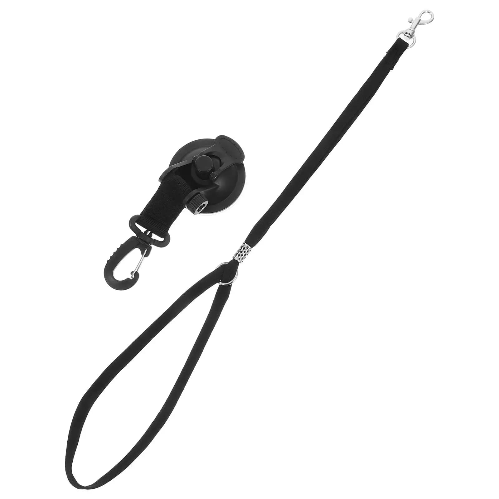 Adjustable Dog Bath Leash with Powerful Suction Cup for Pet Bathing Grooming Tub Bathtub Shower Soft Skin Friendly Strap Easy