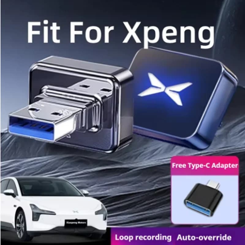Fit For Xpeng M03 P7 Plus G6 G9 X9 Car DVR U Disk Sentry Mode Vehicle Storage USB Flash Drive Automotive