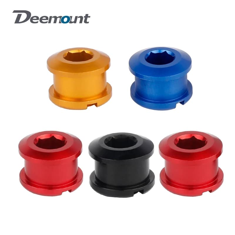 Deemount Mtb Chainset OD 10mm dadi 6.5/8.5mm singolo doppio guarnitura bulloni viti ruota dentata in alluminio