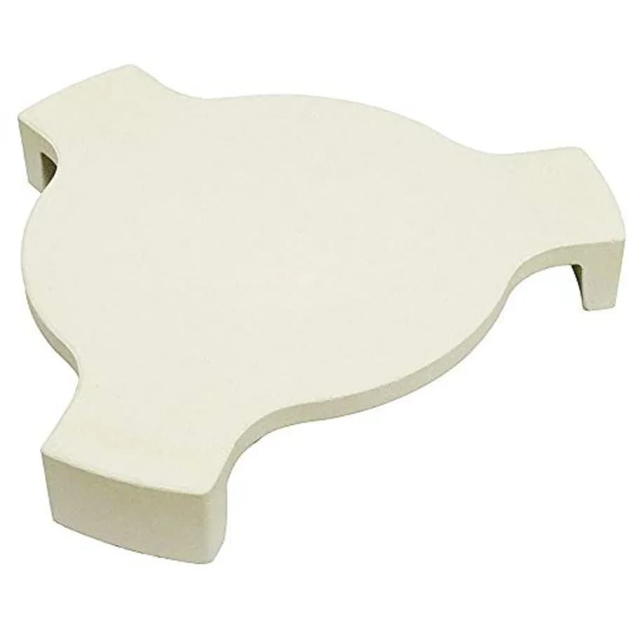 Deflettore di Calore Conveggiatore per Accessori Big Green Egg, Supporto per Piastra, Pietra Affumicatrice, Pietra per Pizza per Griglia Big Green Egg Grande da 18 Pollici