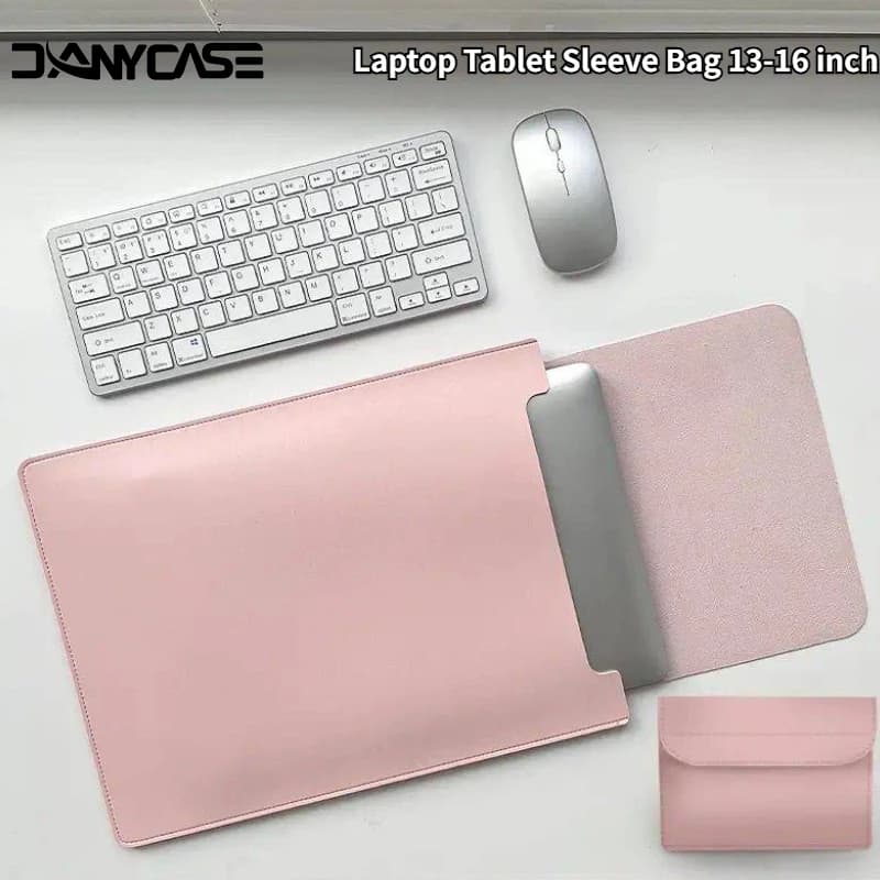Borsa a maniche per tablet portatile da 13-16 pollici per Apple MacBook Lenovo Huawei Xiaomi Notebook iPad Tablet Custodia per laptop Borsa 2in1 Cover