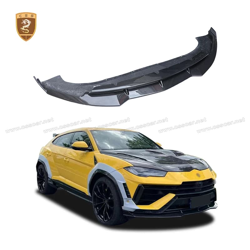 Spoiler Anteriore in Vera Fibra di Carbonio, Diffusore e Splitter per Lamborghini URUS S, Kit di Protezione Carrozzeria 1016
