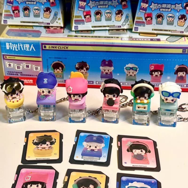 New Official Series of Keycap Anime Retro Trend Link Click, Surprise Box, Mechanic Keyboard, Collection Gift
