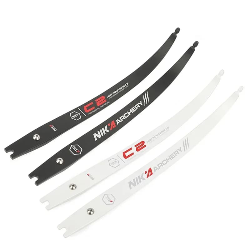 Flettenti per Arco Ricurvo ILF C1/C2 H25-68" in Carbonio 16-48 libbre per Caccia e Tiro al Bersaglio, Accessori per Arco e Frecce