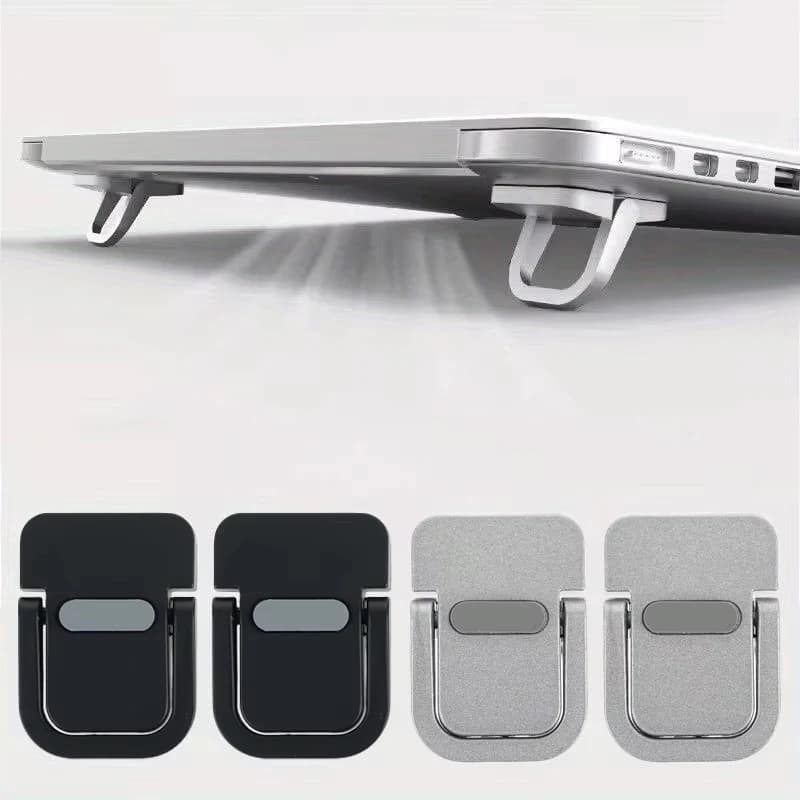 Supporto universale pieghevole per laptop, supporto portatile per notebook, supporto regolabile ultrasottile, staffa di raffreddamento per laptop Macbook