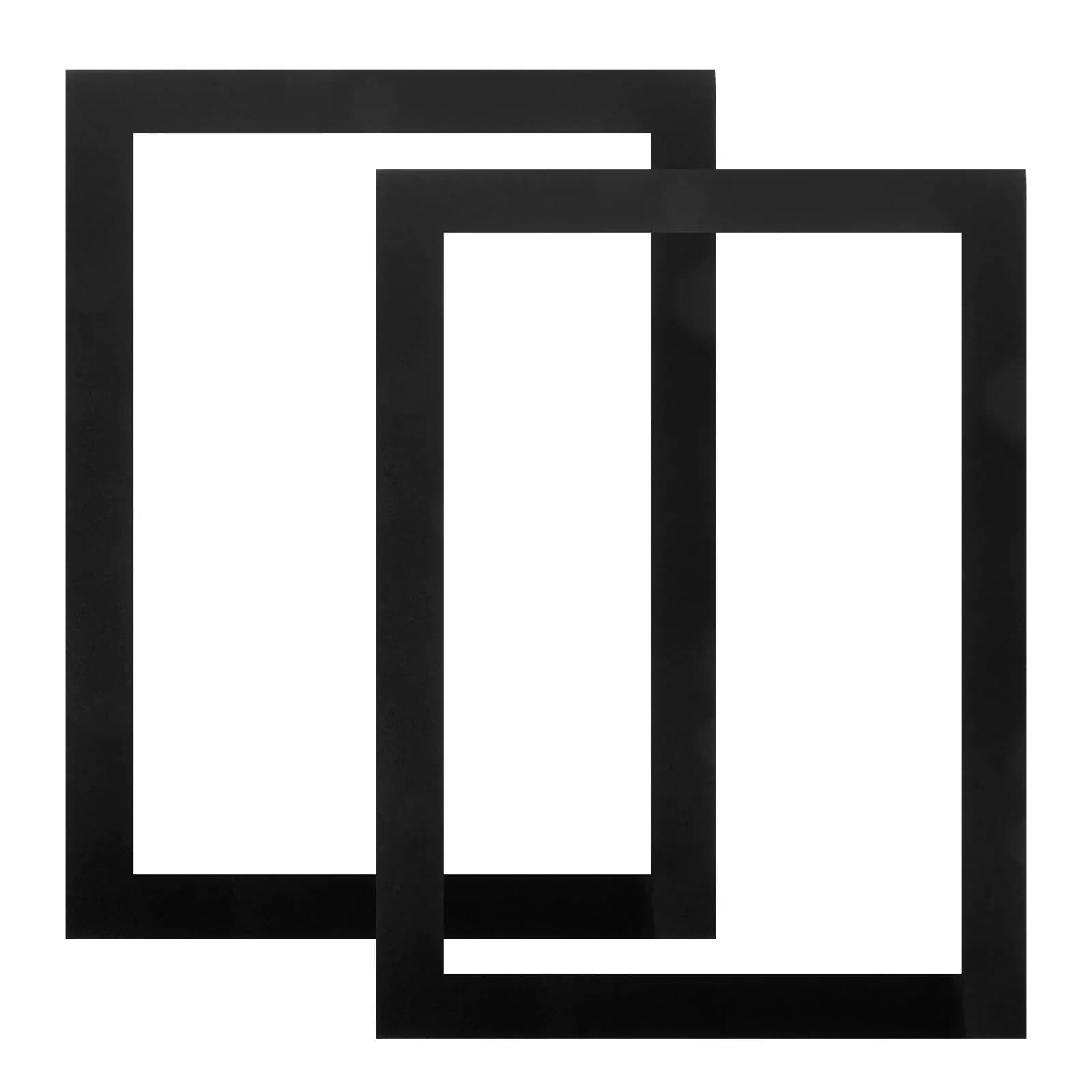 Set di Passepartout in Cartoncino per Cornici, per Esposizione Artistica Fai-da-Te, Cornici da Parete, Quadri, Certificati, Poster e Presentazioni