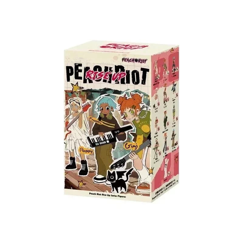 Pop Mart Peach Riot Rise Up Series Blind Box - Mystery Box Giocattoli Anime Figure Bambole Carine Ornamenti da Scrivania Regalo