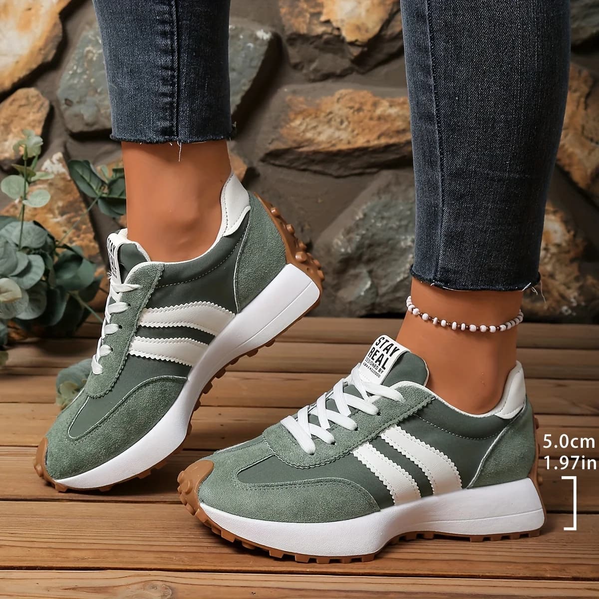Scarpe da Donna Firmate, Nuovo Stile Autunnale, con Cinturino Incrociato, Platform Vulcanizzate, Scarpe Sportive da Corsa Outdoor 2026 - In Vendita