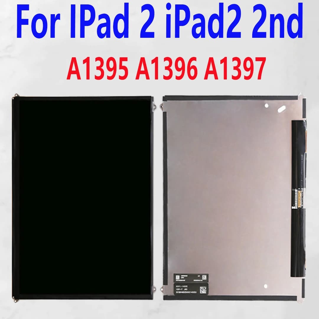 Per iPad 2 iPad2 2nd A1395 A1396 A1397 Display LCD di Qualità Originale, Schermo Touch, Digitalizzatore, Vetro Frontale Sostitutivo