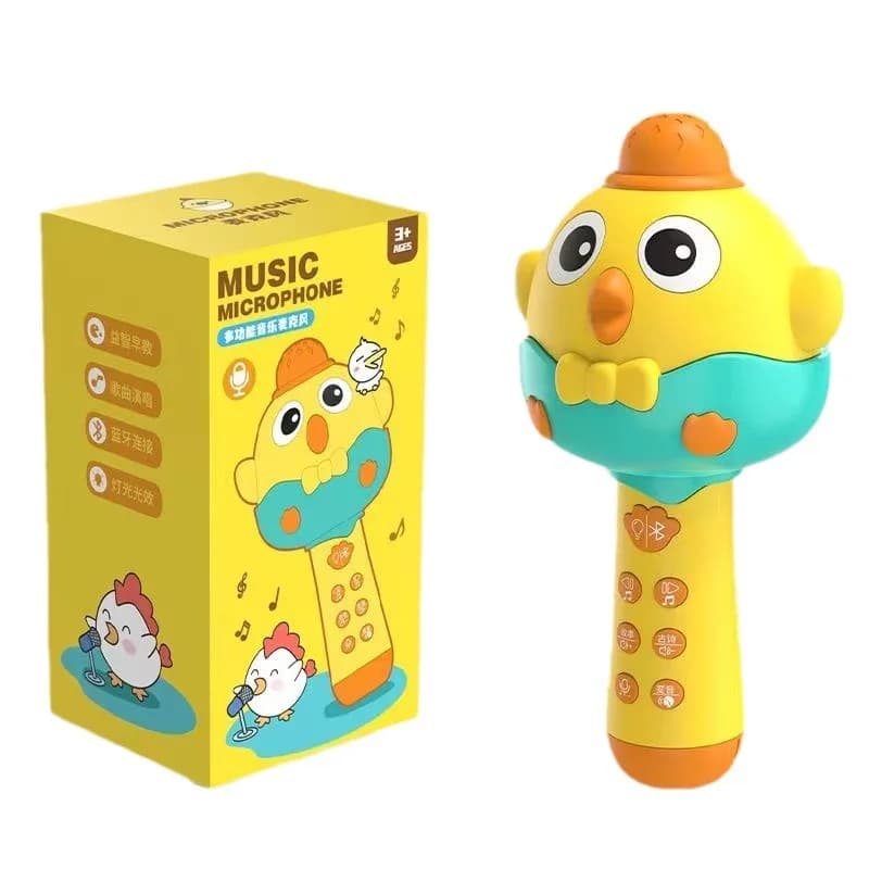 Microfono Wireless e Altoparlante Tutto-in-Uno per Karaoke, Giocattolo per Cantare per Bambine
