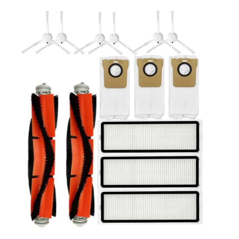 ABHI-Main Side Brush HEPA Filter Dust Bag Replacement Accessories For Kits Mijia STYTJ05ZHM Vacuum Cleaner