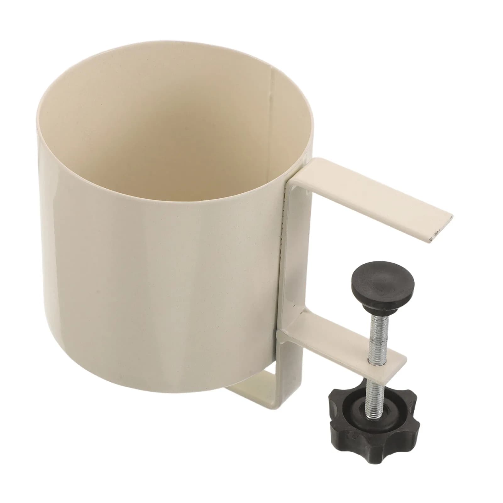 2 in 1 Desk Cup Holder Clip-on Table Cup Hook Diameter 85Mm Stable Iron Drink Holder for Office Home Gaming Workspace Headset