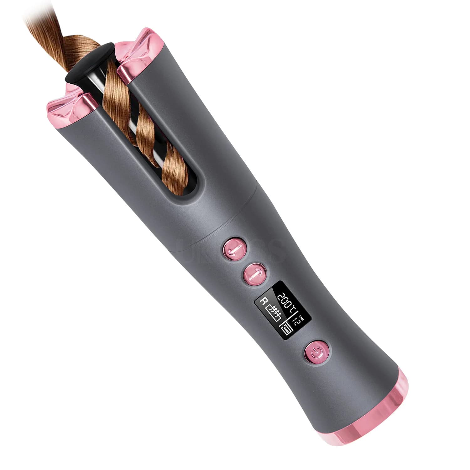 Auto OEM PSE Power USB Iron Hairpins Grey Iron Curly Hair Security Long Hair Beauty Incorporada Bigodini Without Heat Tool