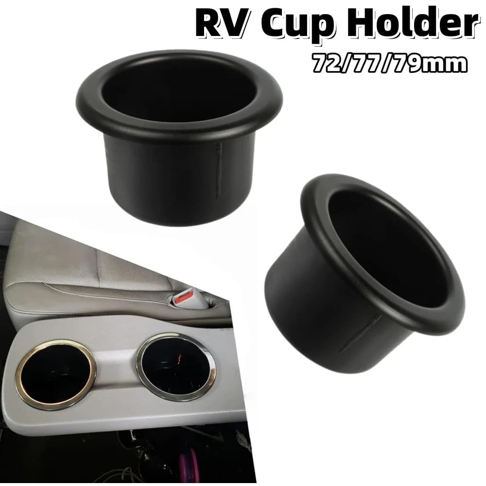 1PCS Portabicchieri per camper 72/77/79mm Portabicchieri per modifica Accessori per riporre interni per camper per campeggio Roulotte Barca Yacht Camper