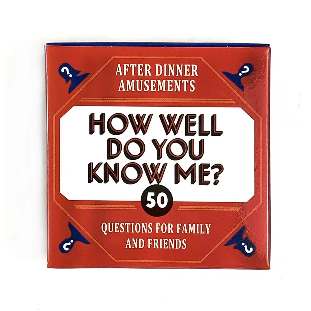 Mini Gioco di Carte - Quanto bene mi conosci? Gioco da tavolo, carte da gioco, carte da viaggio, intrattenimento per feste, per famiglia e amici