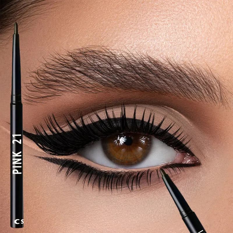 Easy Twist waterproof eyeliner pencils, sweat resistant and drooling, long lasting black eyeliner pencils 5/10 pieces