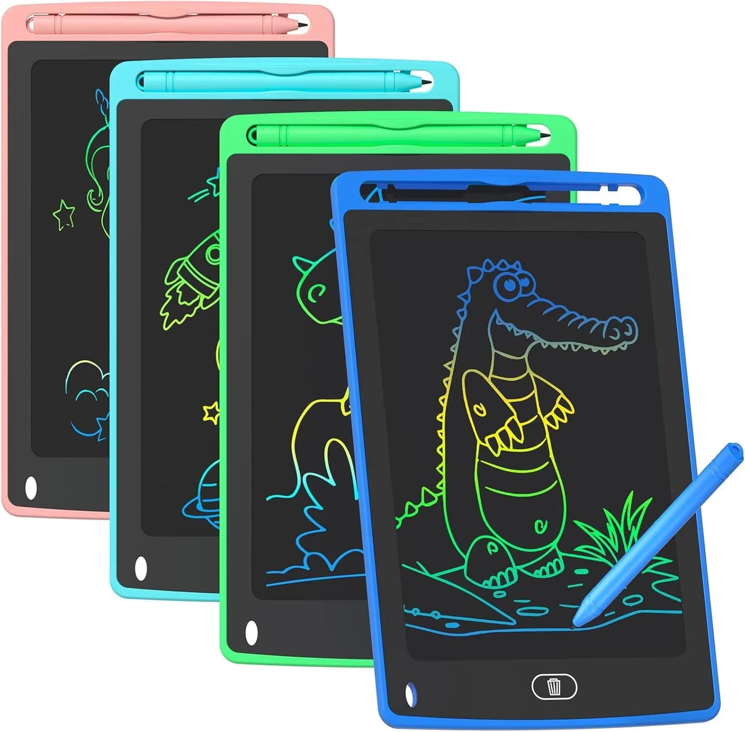 Tablet LCD per Bambini, Tavoletta da Disegno Colorata da 8,5 Pollici, Giocattoli Educativi, Regali di Compleanno per Ragazzi e Ragazze