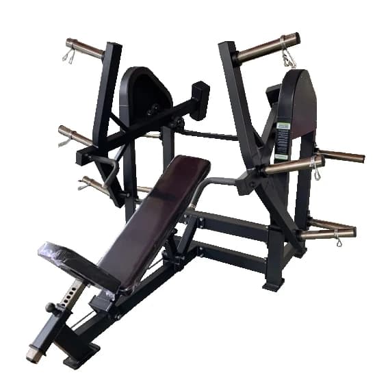 PT-64 Loaded chest press machine with commercial sports plate Fitness gym equipment Tilt bench press with weight Thoracic seat press