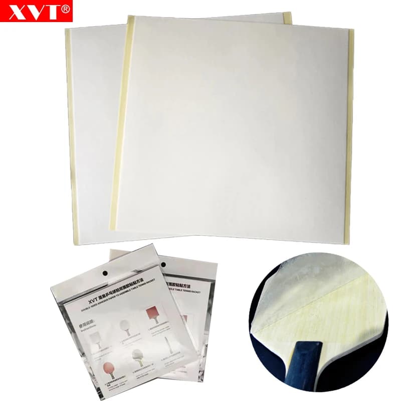 XVT Ping Pong adhesive paper Ping Pong Rubber glue Easy to use adhesive paper for ping pong 1/2/4/10 pieces