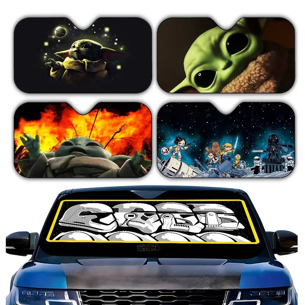 Movie Cute-S-star-Wars-S Parasole per parabrezza elegante e alla moda, copertura per parabrezza auto, tendina parasole per auto, protezione solare per auto