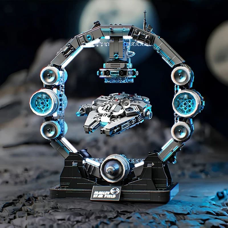 New Star Plan Building Blocks Modello Falcon Astronave Giocattoli da costruzione fai-da-te Set Cool Room Ornament Regali di Natale per ragazzi adulti