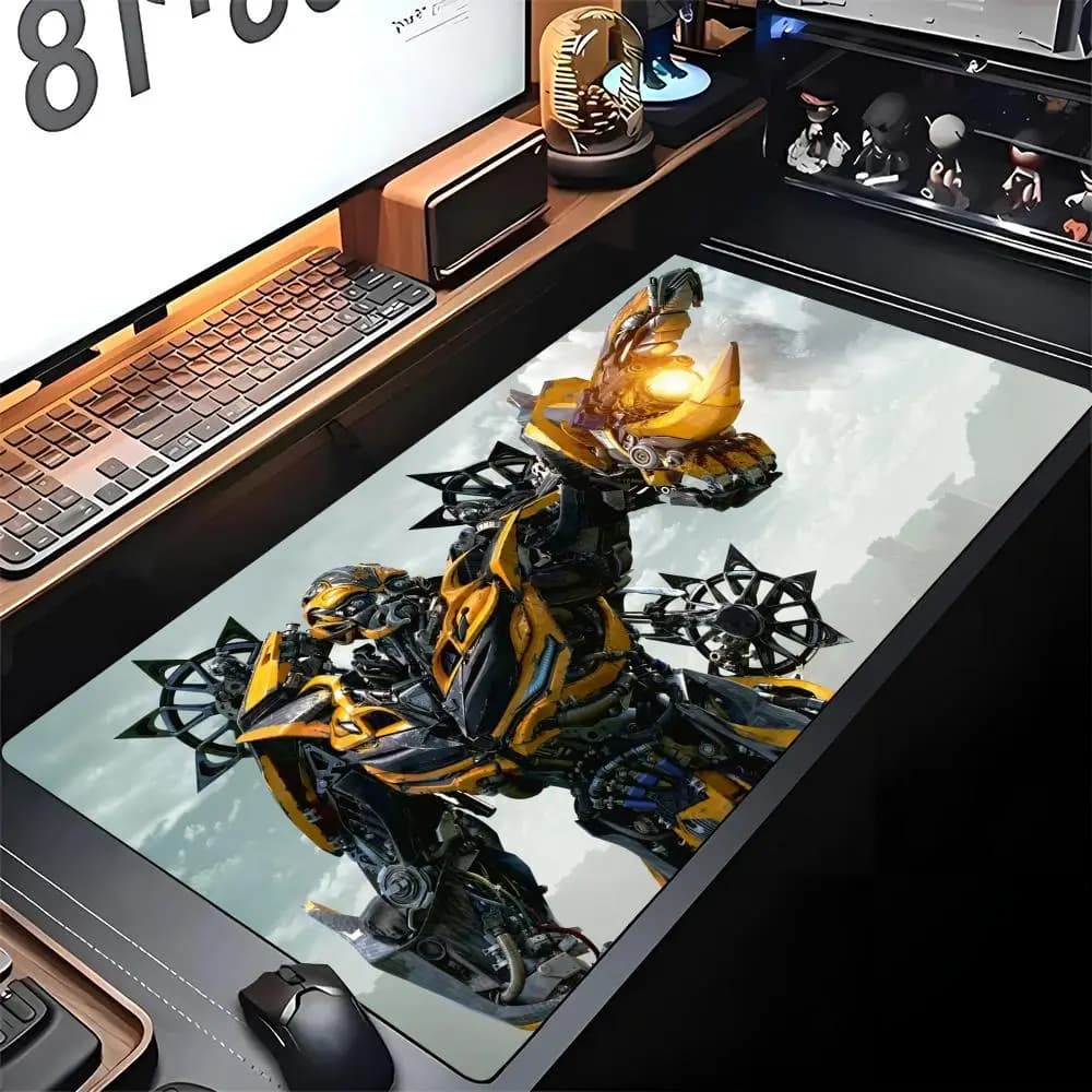 Tappetino per Mouse B-Bumble-beeS, Grande, con Bordo Bloccato, per Gaming, Computer, Gamer, in Gomma, Artistico, per Laptop e Scrivania