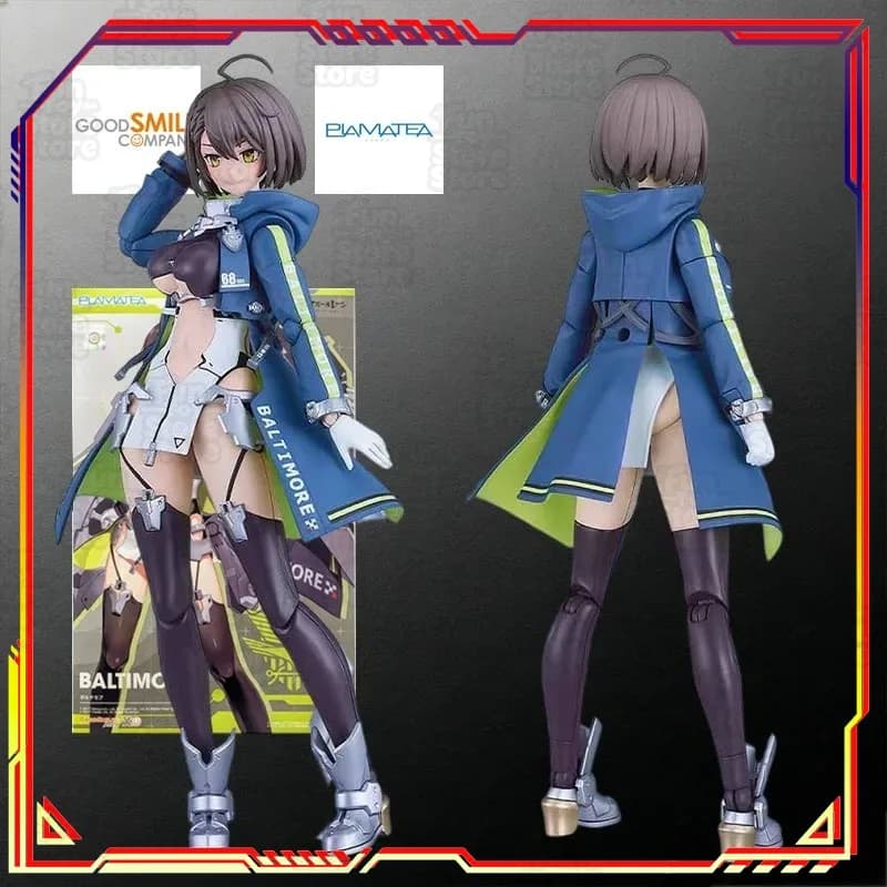GSC Plamatea Baltimore Action Figure Model Kit Ufficiale Bandai Namco IP Giocattolo da Collezione per Ragazzi Regalo da Assemblare Scatola in Schiuma 160mm