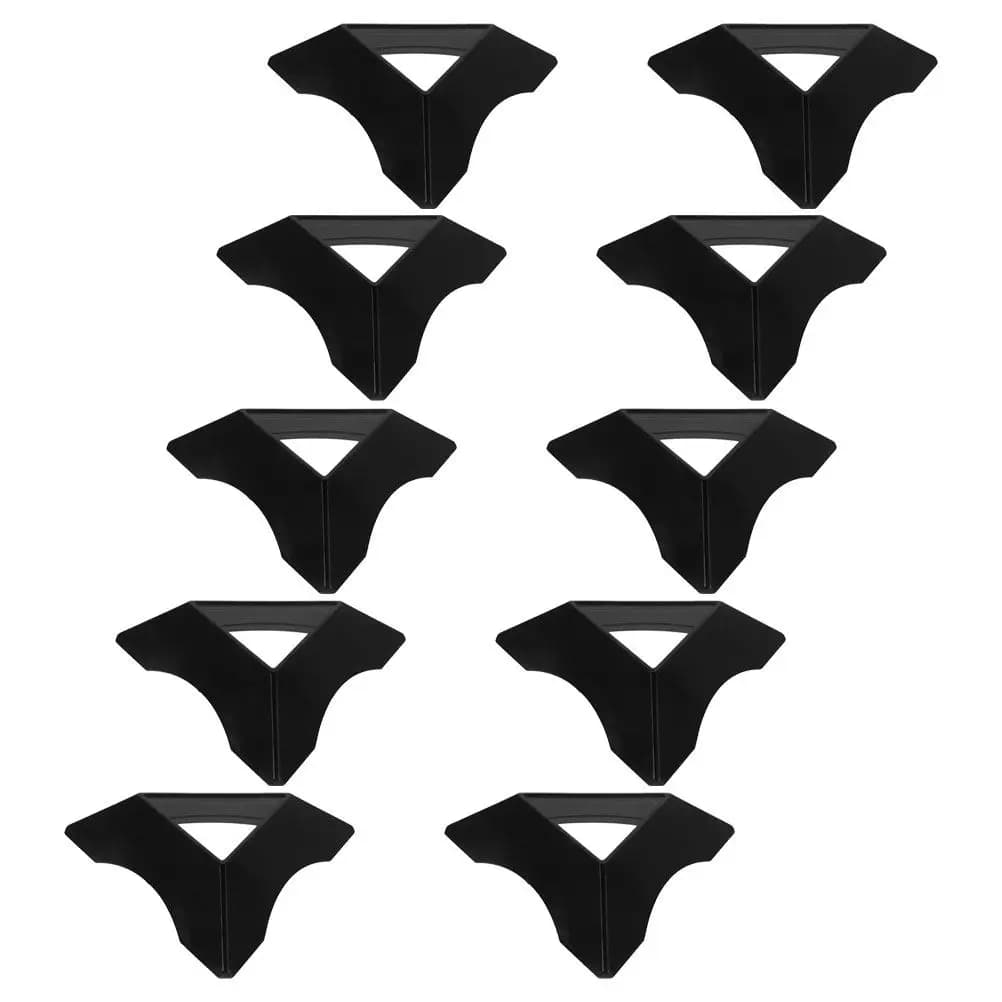 10 Pezzi Supporto Trasparente a Cubo con Base a Triangolo, Design Stabile per Esposizione di Cristalli e Collezioni