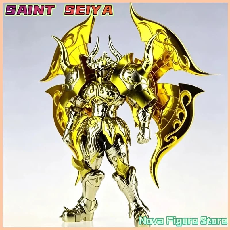 In Stock Saint Seiya Divine Taurus Holy Clothes Hanger + Holy Clothes Cs Taurus Movable Action Figure Toys Collection Gifts