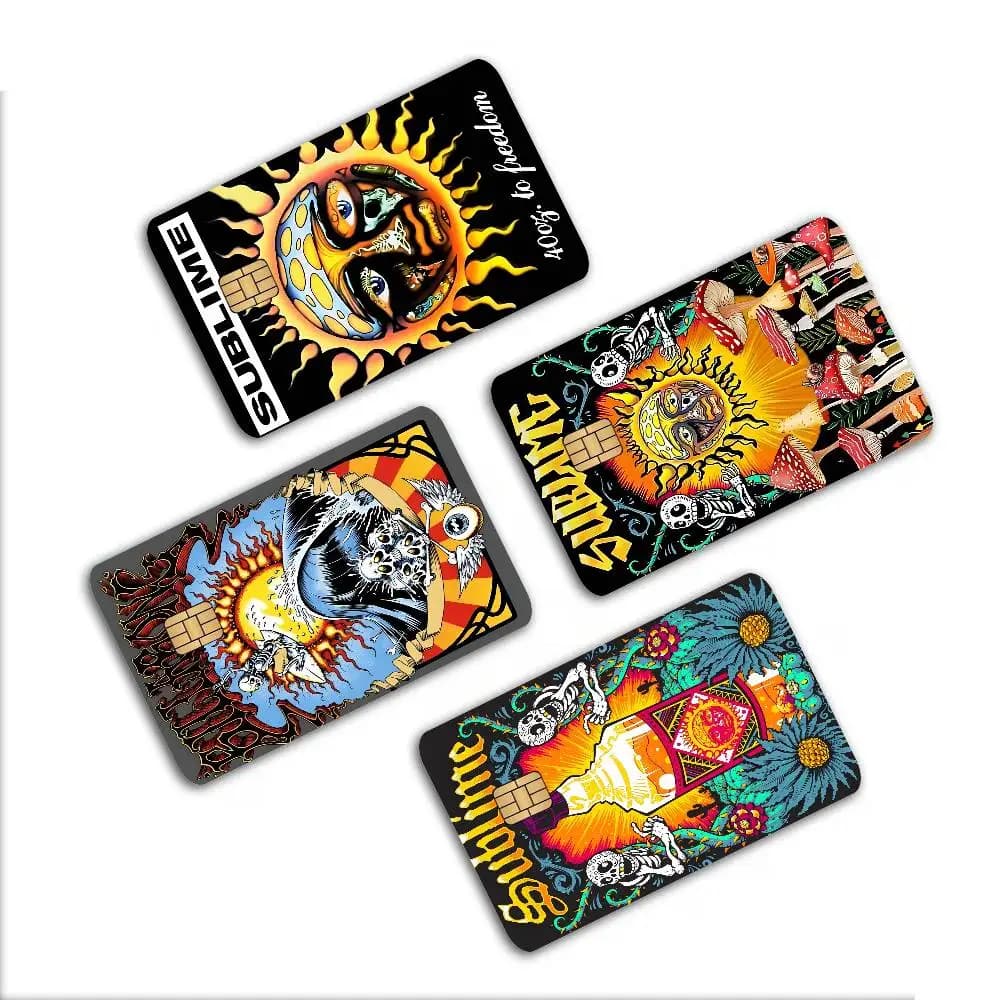 S-Sublime Band 100% Hot Sale Amine Credit Debit Bank Card Bus Card Film Skin Sticker