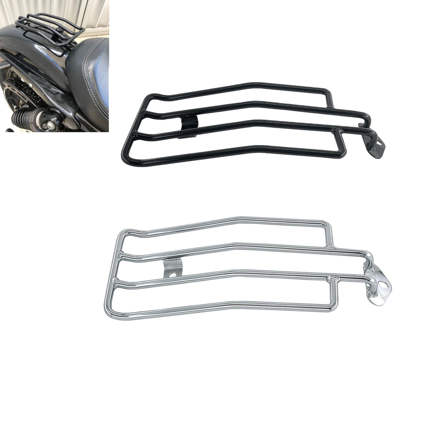 Supporto Posteriore per Sella e Portapacchi per Moto Harley Sportster XL 883 1200 1985-2003 1993 1999 2000 2002