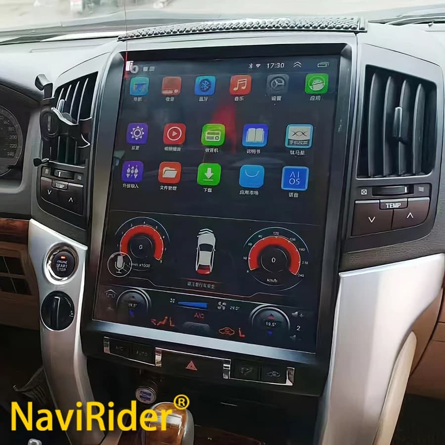 15.6'' Screen 256GB Carplay Car Radio For Toyota Land Cruiser 200 LC200 2008-2022 Android14 Multimedia Player Navigation Stereo
