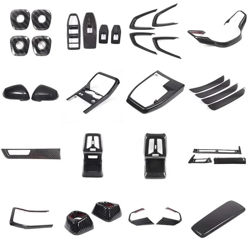 Per BMW X1 U11 2023 2024 ABS Auto Cruscotto di Controllo Centrale Pannello di Navigazione Adesivo Set Completo Decorazione Interni Trim Kit LHD