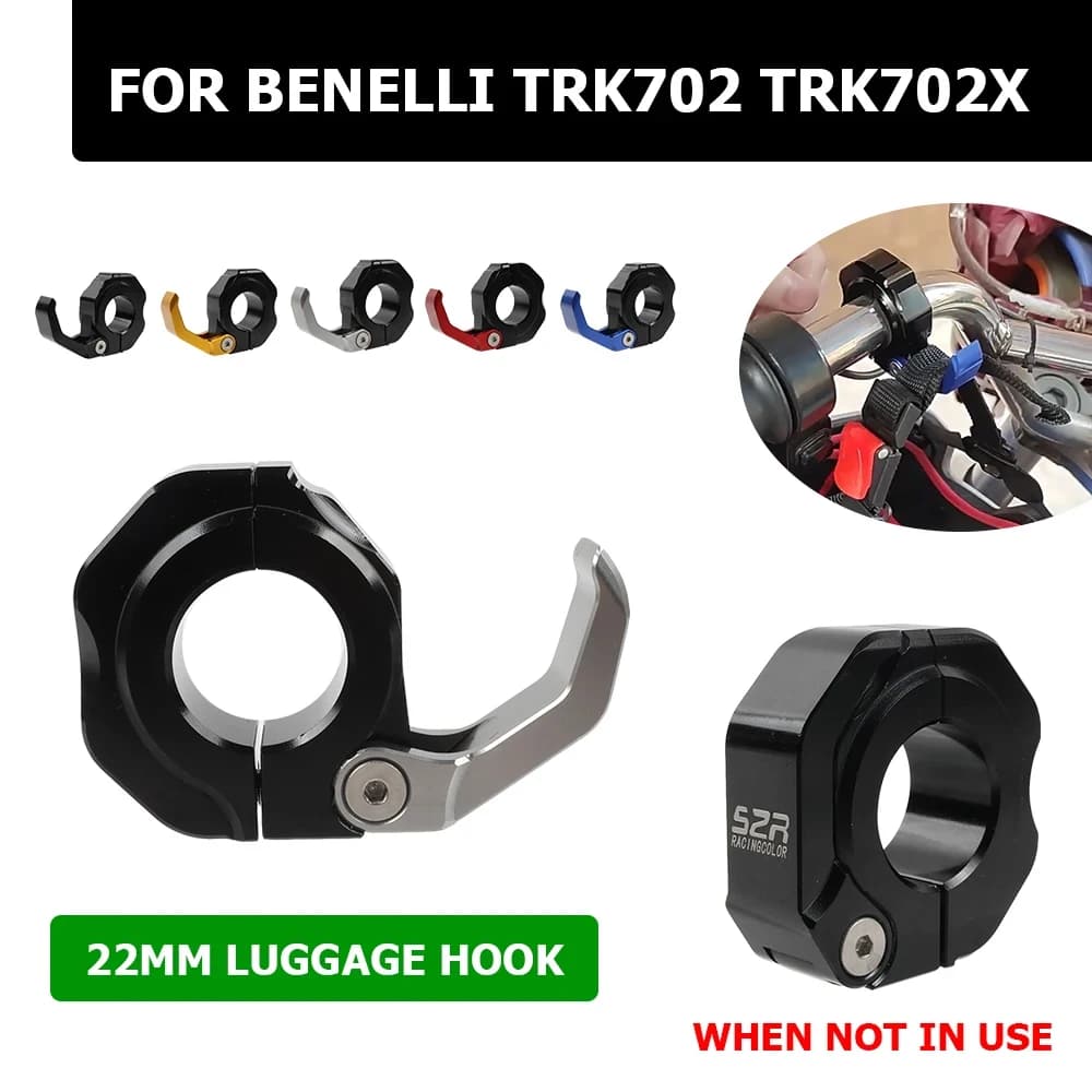 Borse per casco moto Gadget ganci per guanti borsa per bagagli gancio per gancio per Benelli TRK702 X TRK702X TRK 702 X TRK 702X 2024