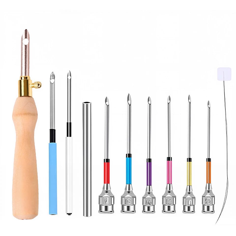 Aghi per punzonatura a punto croce Kit da ricamo Penna da ricamo per filati Maglia all'uncinetto Cuciture artigianali fai-da-te Strumenti per cucire Accessori