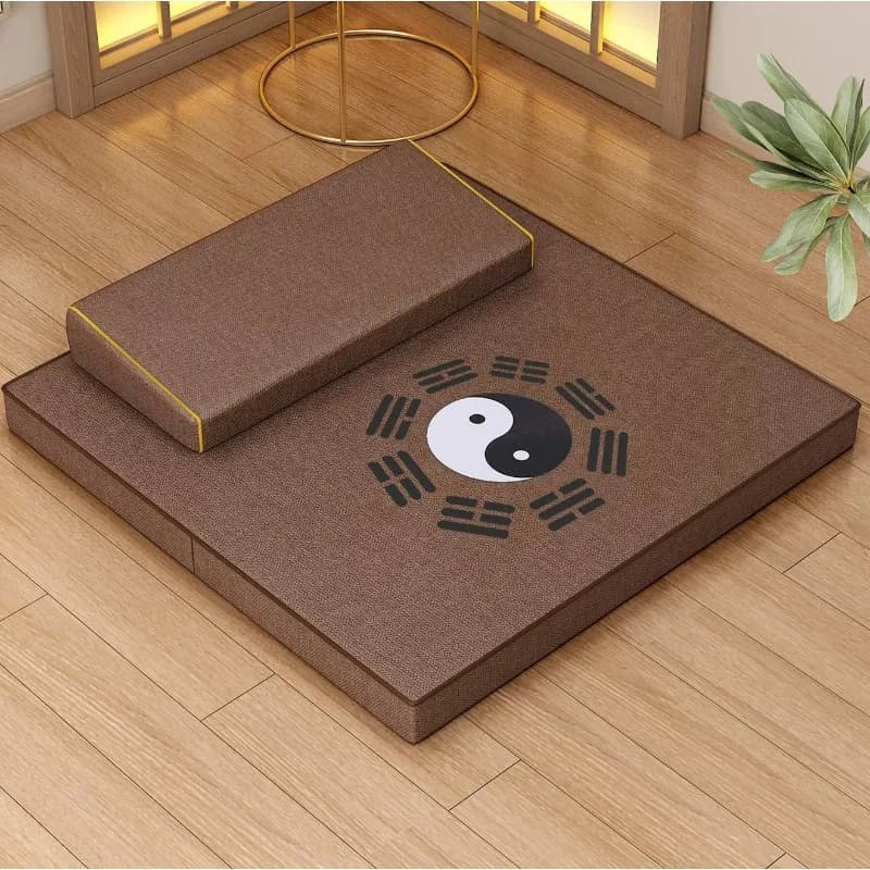 Meditation and Meditation Special Mat, Buddha Worship Meditation Mat, Futon Kneeling Mat, Home Cushion Yoga Equipment Fitness