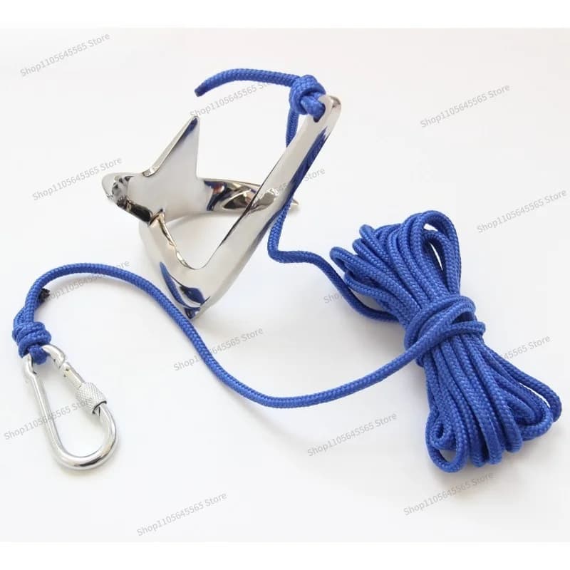 For Stainless Steel Small Boats, Anchor for Kayaks, and Anchor for Kayaking