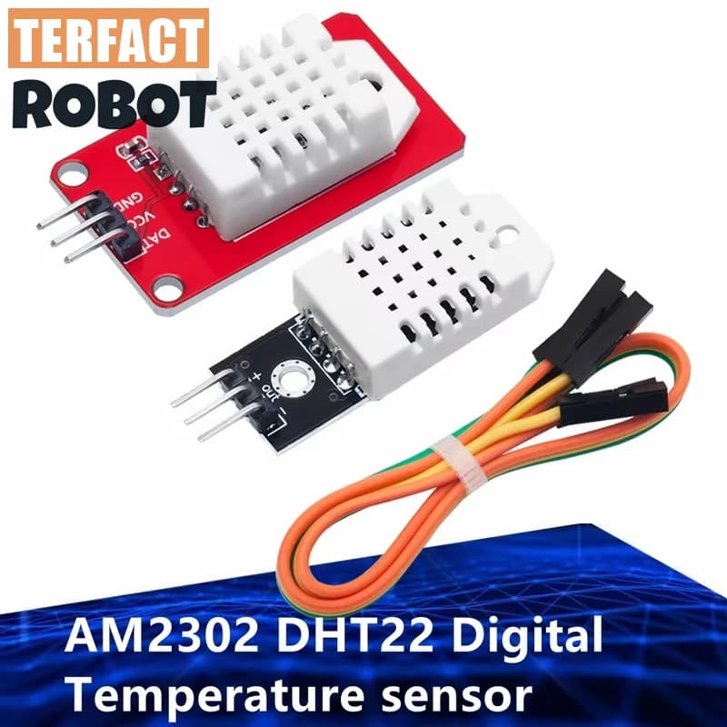 1PCS TERFACT ROBOT High Precision AM2302 DHT22 Digital Temperature & Humidity Sensor Module For Arduino Uno R3