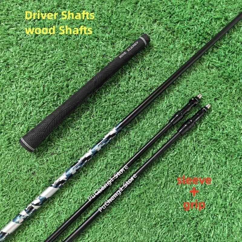 Nuovi shaft per mazze da golf 2026, camouflage nero, in grafite R/SR/S/X, per driver e legni, con manicotto e grip per montaggio gratuito